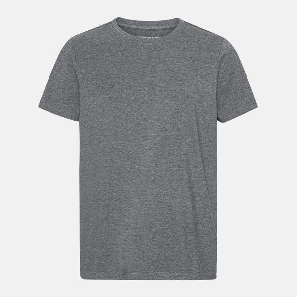 3 pak bambus T-shirt mørkegrå melange/lysegrå/hvid