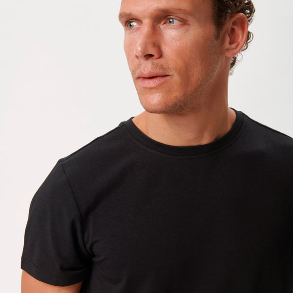 3 pak bambus T-shirt hvid/hvid/sort