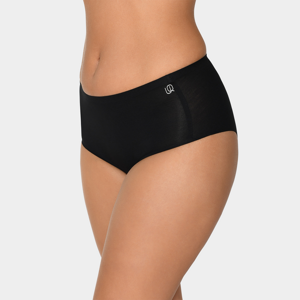 3 pak Bambus maxi trusse i sort/hvid/nude