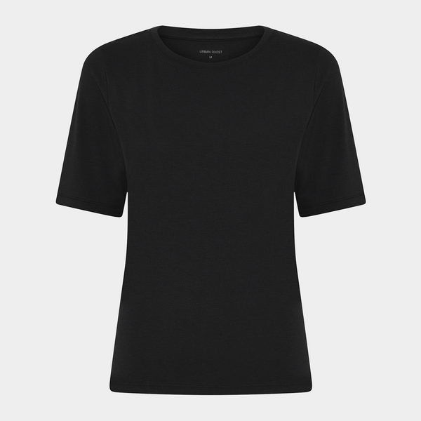 Bambus t-shirt slim fit i sort