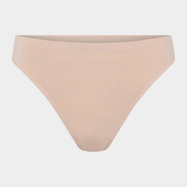 Bambus G-streng trusser i nude