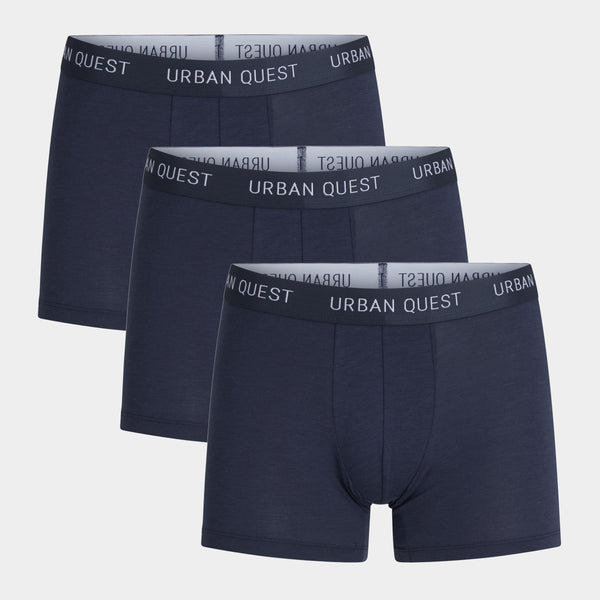 3 pak bambus underbukser i navy