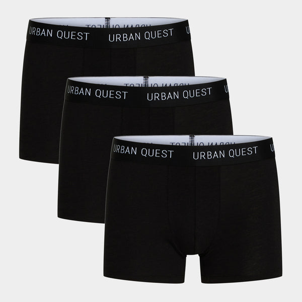 3 pak bambus underbukser i sort
