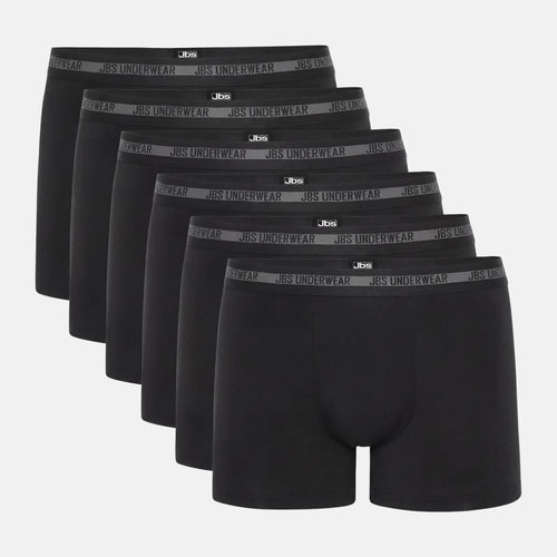 6 pak sort bambus underbukser