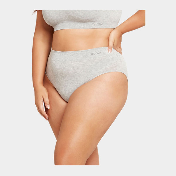 Lysegrå bambus maxi trusser    Boody
