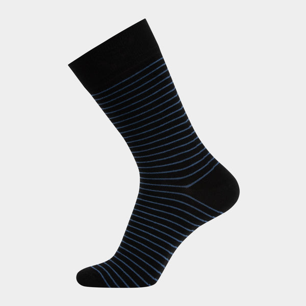 7 par stribet bambus strømper    JBS