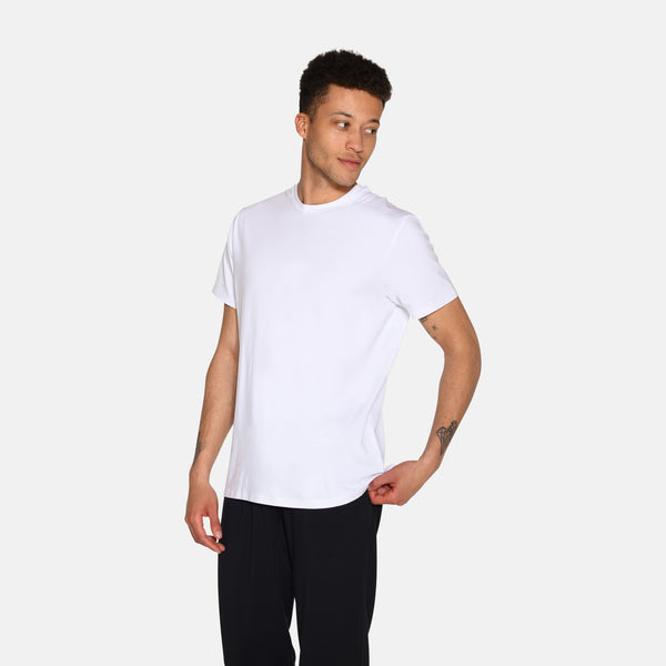 Hvid bambus T-shirt fra Urban Quest