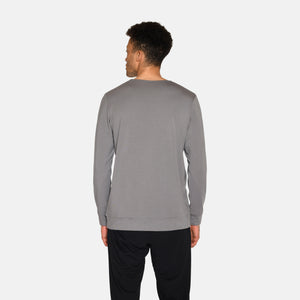 Grå langærmet bambus sweatshirt fra Urban Quest