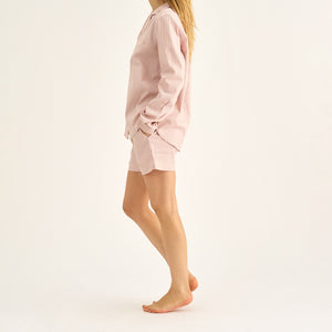 Stribet bambus natshorts