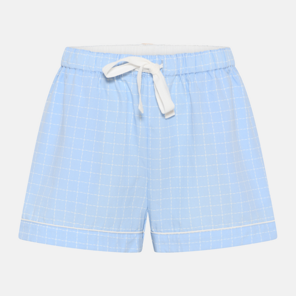 Katrina bambus natshorts - lyseblå