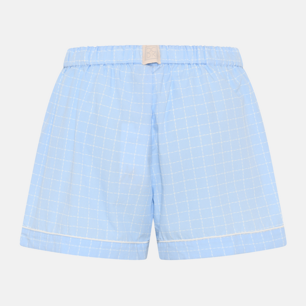 Katrina bambus natshorts - lyseblå