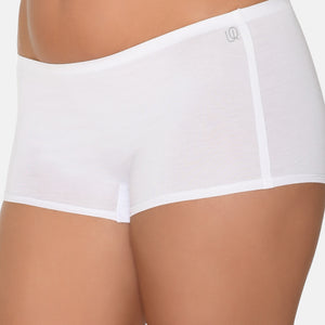 Hvid bambus Hotpants fra Urban Quest