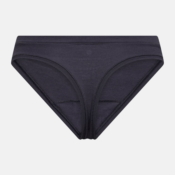 Mørkegrå bambus g-streng