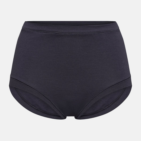 Mørkegrå bambus maxi trusser