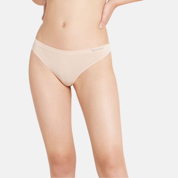 Rose nude bambus g-streng trusse