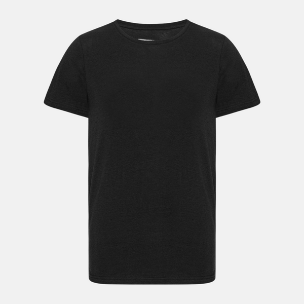 Sorte slim fit crew neck bambus T-shirts - 2 pak