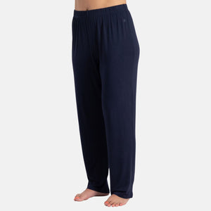 Nina blå langærmet pyjamassæt
