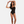 Sort bambus bodystocking med tynde stropper
