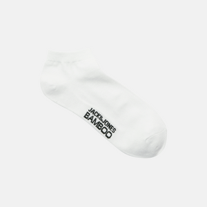 3 pak Hvid bambus ankelstrømper fra Jack & Jones