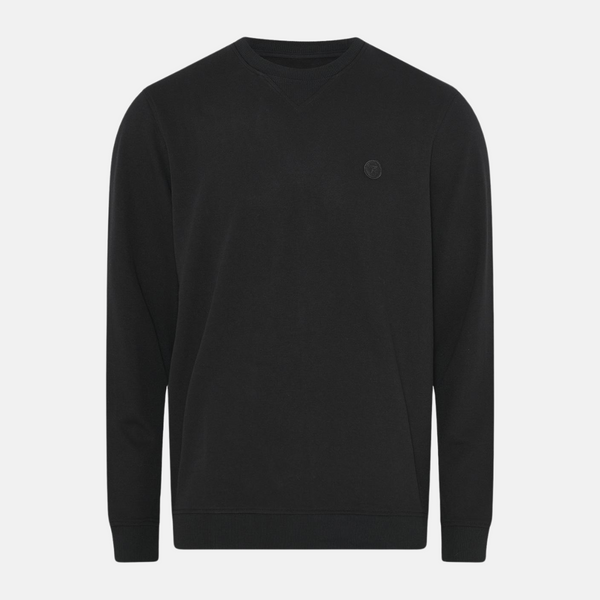 Sort badge bambus sweatshirt