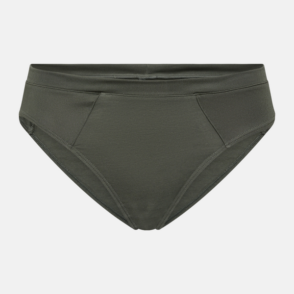 Grøn bambus tai trusser med feminine detaljer
