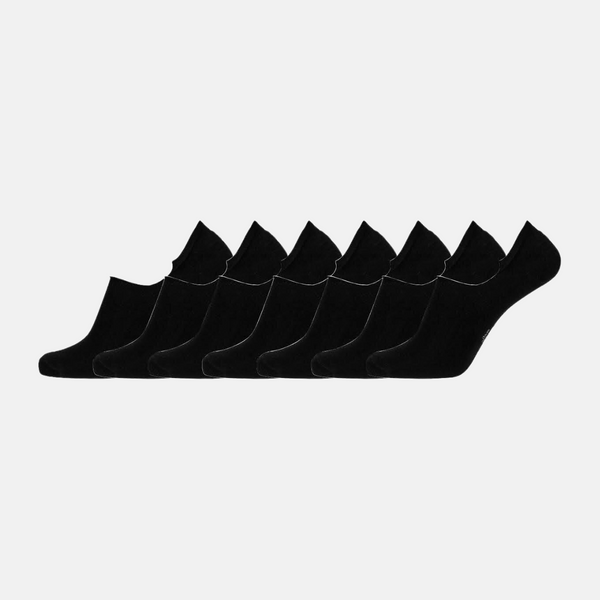 7 pak sorte in-shoe bambus footies