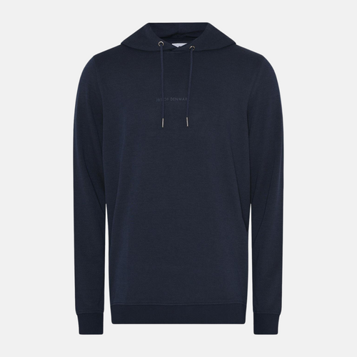 Blå bambus hoodie fra JBS of Denmark
