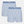 2 par lyseblå stribet bambus boxershorts