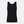Sort bambus tank top med feminine detaljer