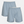 2-pak lyseblå bambus boxershorts i poplin