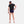 2 pak sort slim fit bambus T-shirt fra Lindbergh – model helfigur bagfra