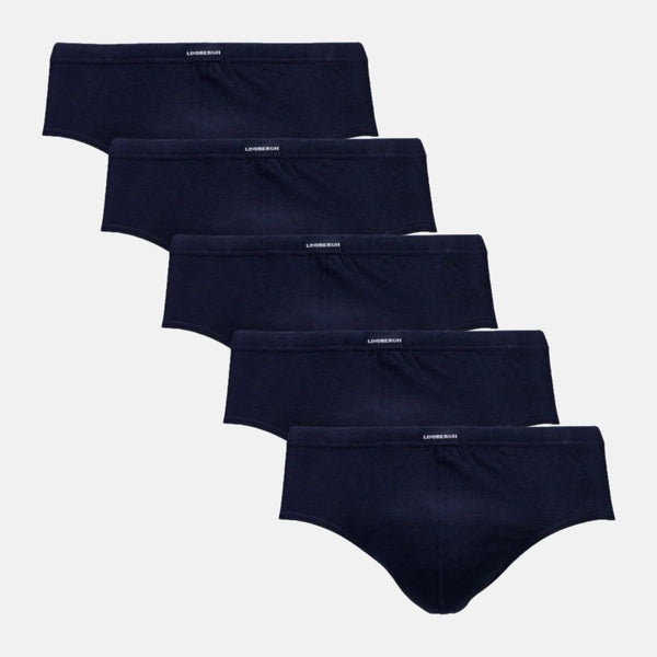 5 pak navy bambus herretrusser