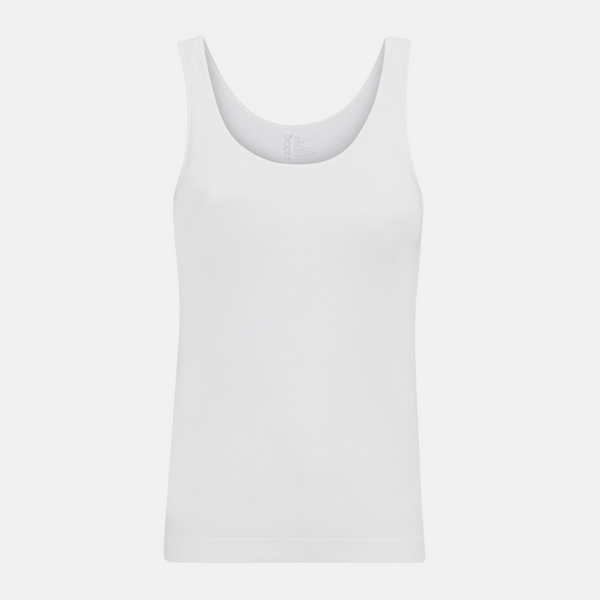 Hvid bambus tank top