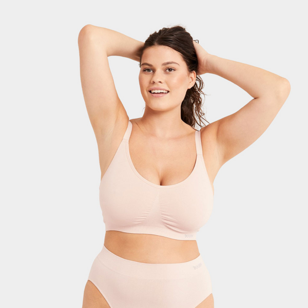 Bambus BH til stor barm - rose nude