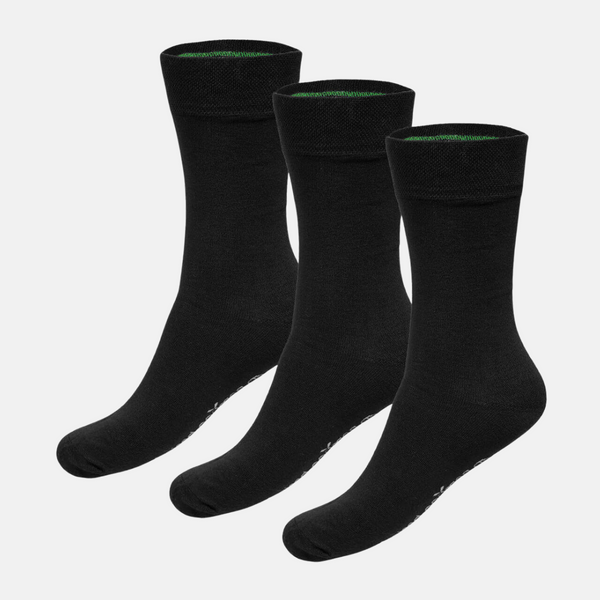 Beau bambus strømper - sort 3 pak