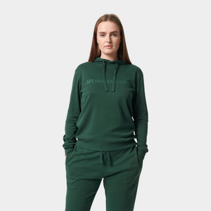 Grøn bambus hoodie med logo fra Copenhagen Bamboo