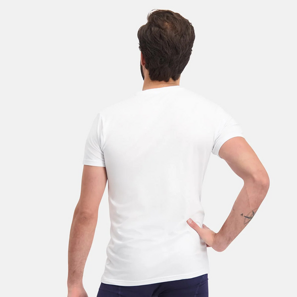 Ruben bambus crew neck T-shirt - hvid 2 pak