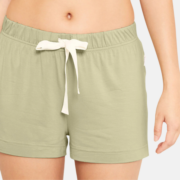 Lysegrønne bambus natshorts