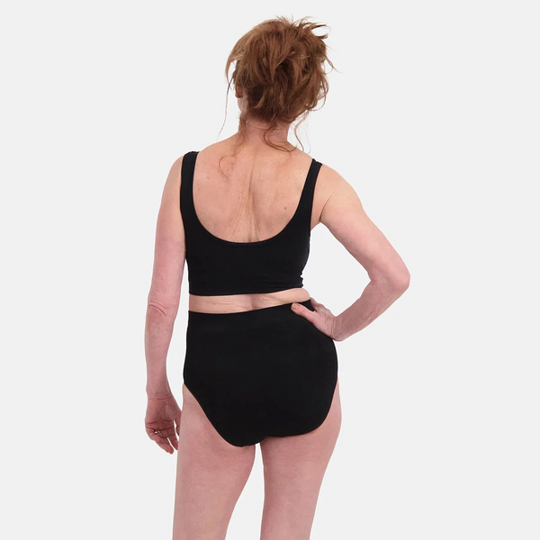 Amy bambus extra høje maxi trusser - sort 2 pak