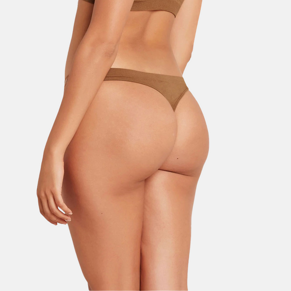 Tan nude bambus g-streng trusse