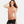 Pale nude bambus top med tynde stropper