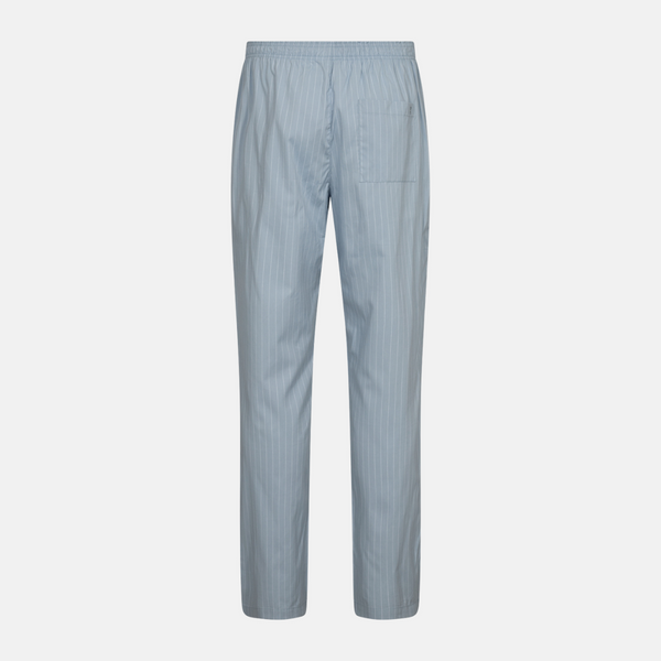 Lys blå bambus pyjamas bukser i poplin