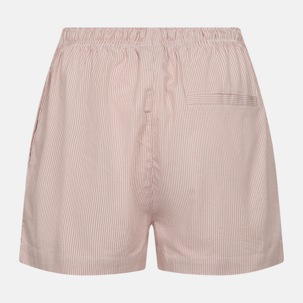 Rosa stribet bambus natshorts