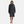 Mørkegrå bambus hoodie kjole