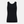 Sort bambus tank top med feminine detaljer
