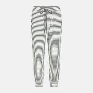 Hvid grå stribet pyjamassæt fra CCDK