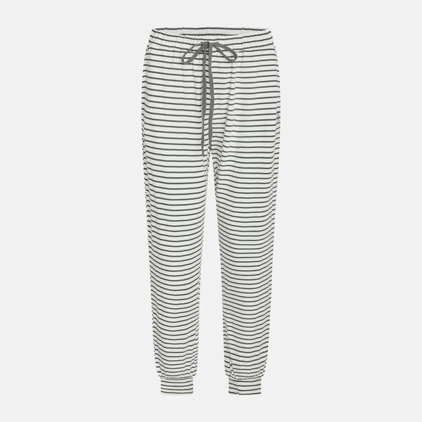 Hvid grå stribet pyjamassæt fra CCDK