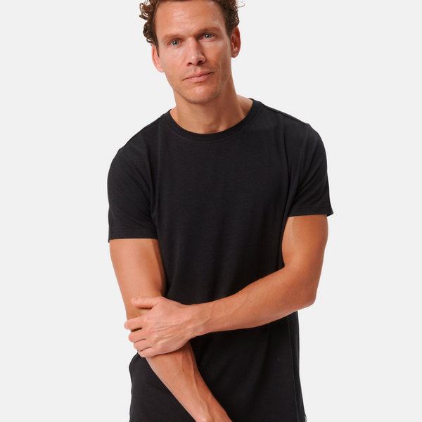 3 pak bambus T-shirt sort/sort/hvid