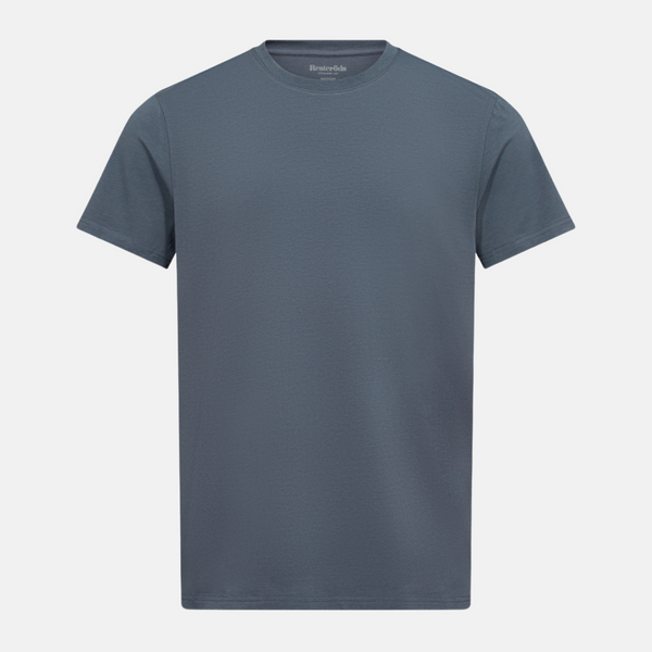 Grå bambus r-neck T-shirt