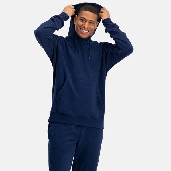 Boas bambus hoodie navy